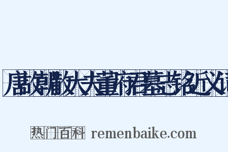 唐故朝散大夫董府君墓志铭近义词是什么意思的图片